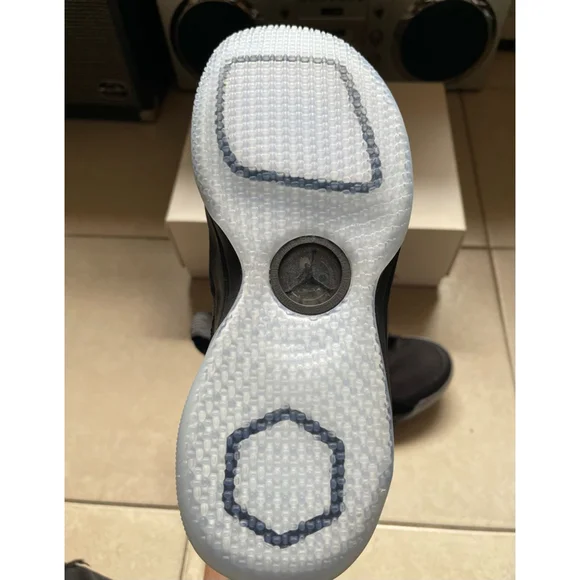 Men's Air Jordan XXXIII Basketball Shoes Size 10.5 Black/Grey - Picture 3 of 5